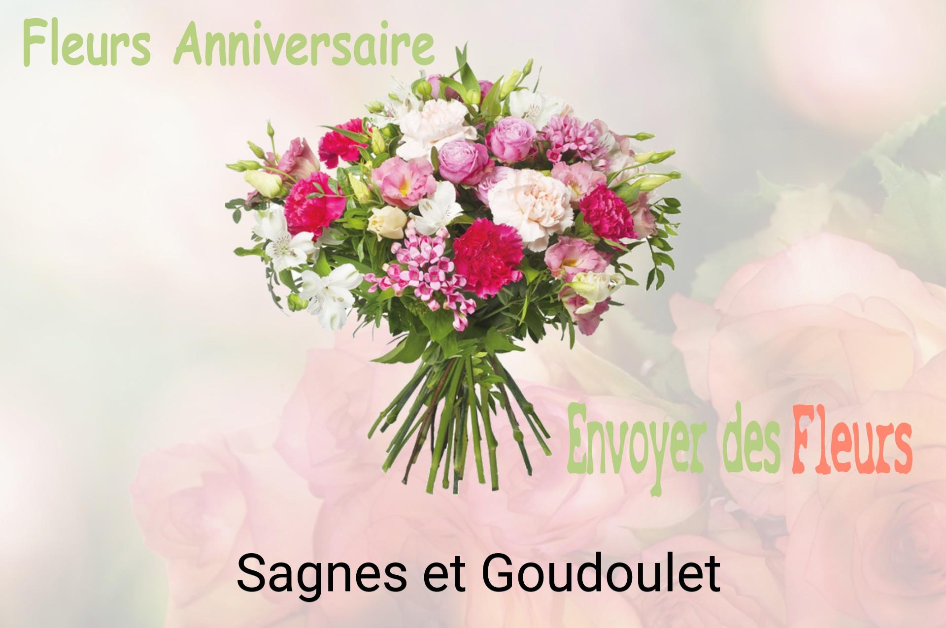 Bouquet de fleurs d’anniversaire livré à Sagnes-et-Goudoulet