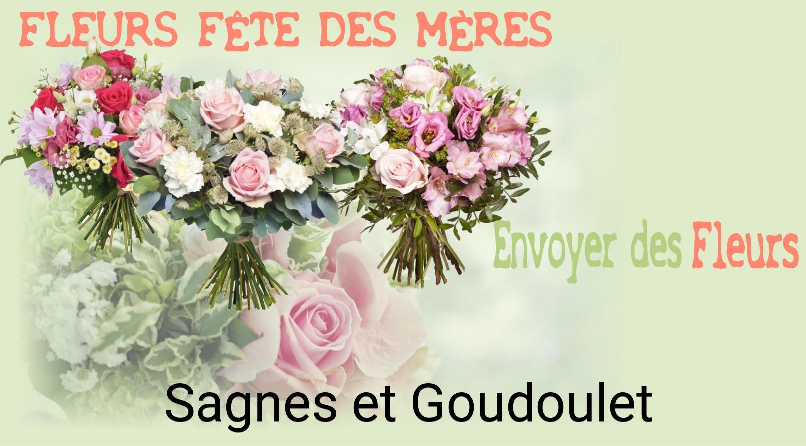 Bouquet de Fête des Mères livré à Sagnes-et-Goudoulet